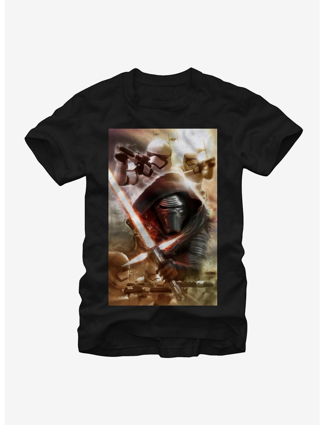 Star Wars Kylo Ren Invasion T-Shirt, BLACK, hi-res