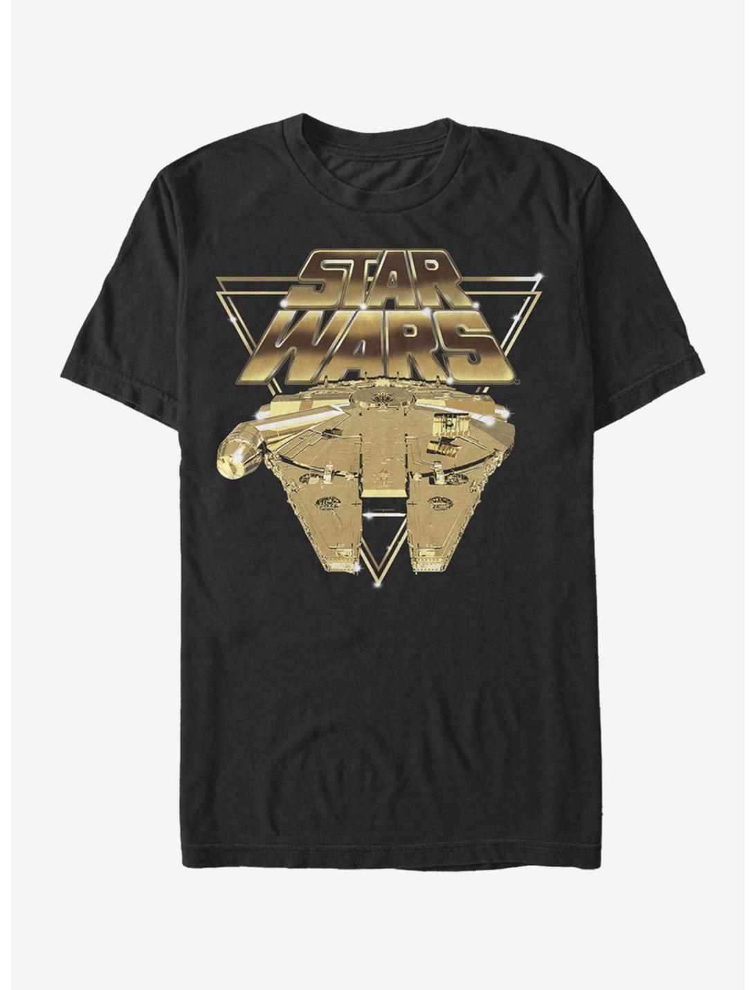 Star Wars Millennium Falcon Pixel T-Shirt, BLACK, hi-res