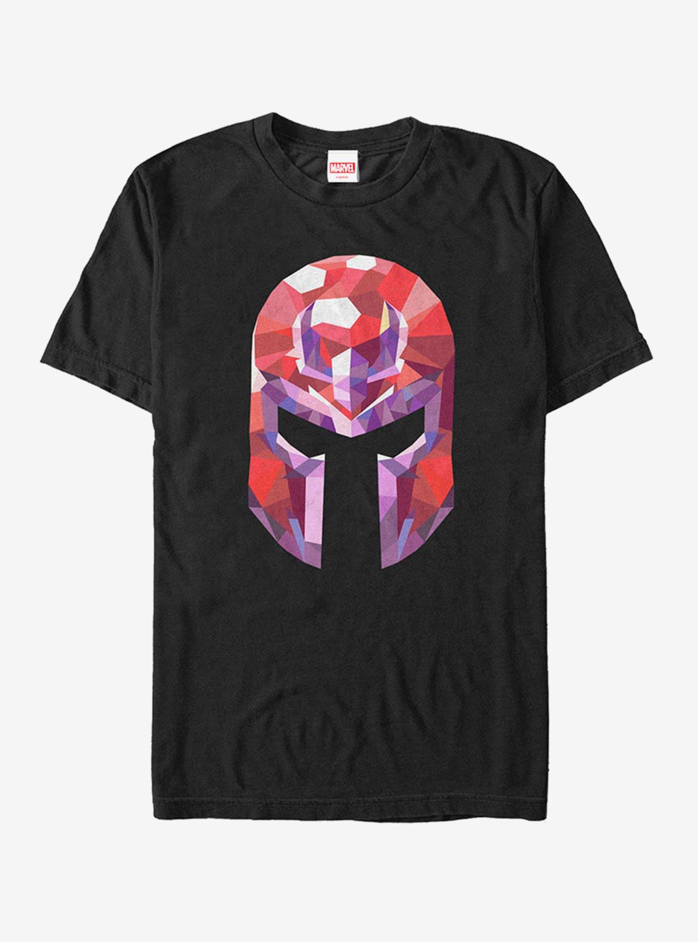 Marvel X-Men Geometric Magneto Helmet T-Shirt, BLACK, hi-res