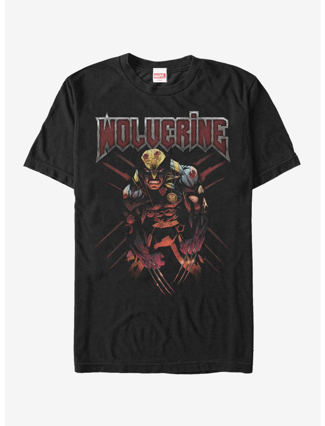 Marvel X-Men Wolverine Scratch T-Shirt, BLACK, hi-res