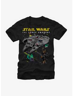 Star Wars The Force Awakens Millennium Falcon and X-Wing T-Shirt, , hi-res