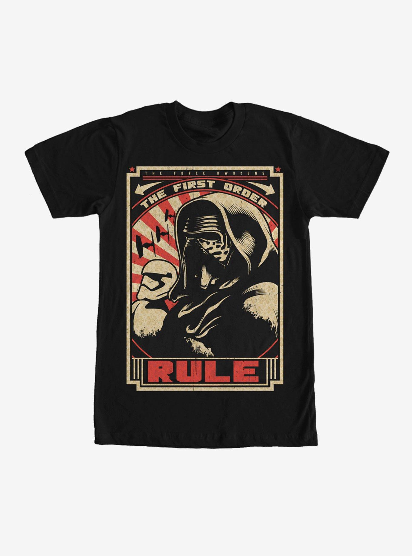Star Wars First Order Rule T-Shirt, BLACK, hi-res