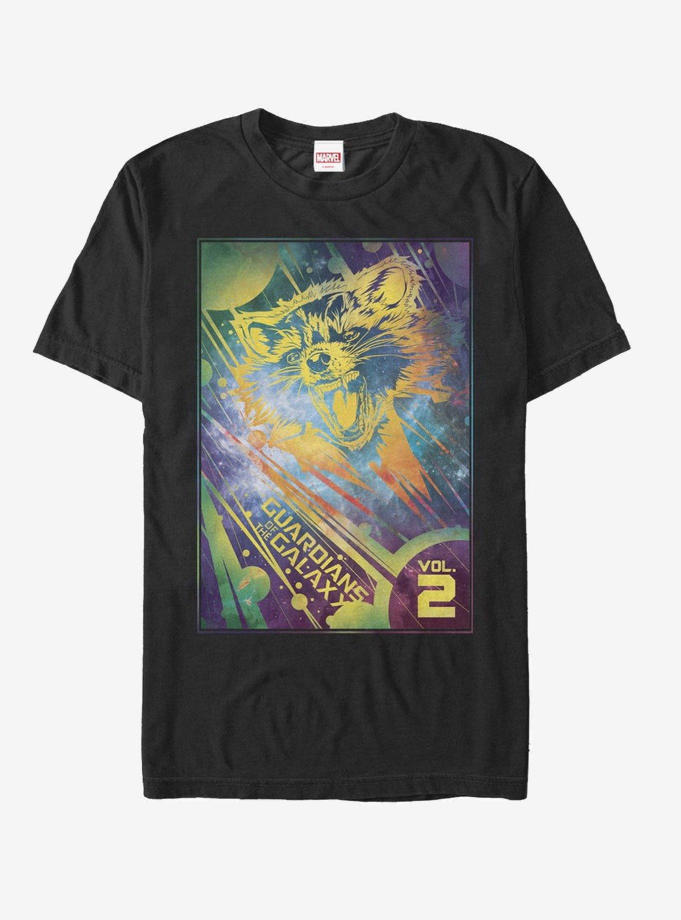 Marvel Guardians of the Galaxy Vol. 2 Rocket Space T-Shirt, , hi-res