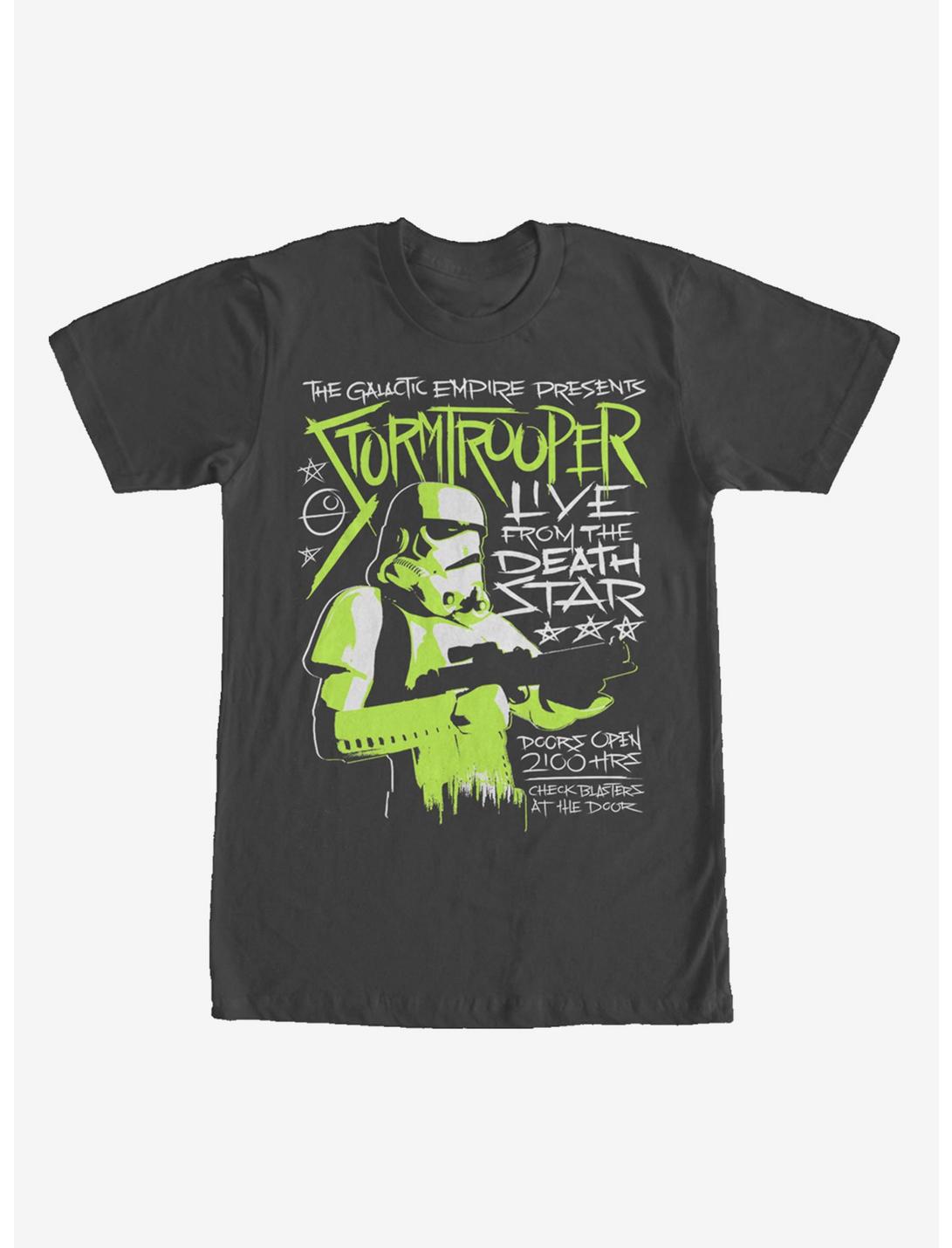 Star Wars Stormtrooper Concert Poster T-Shirt, BLACK, hi-res