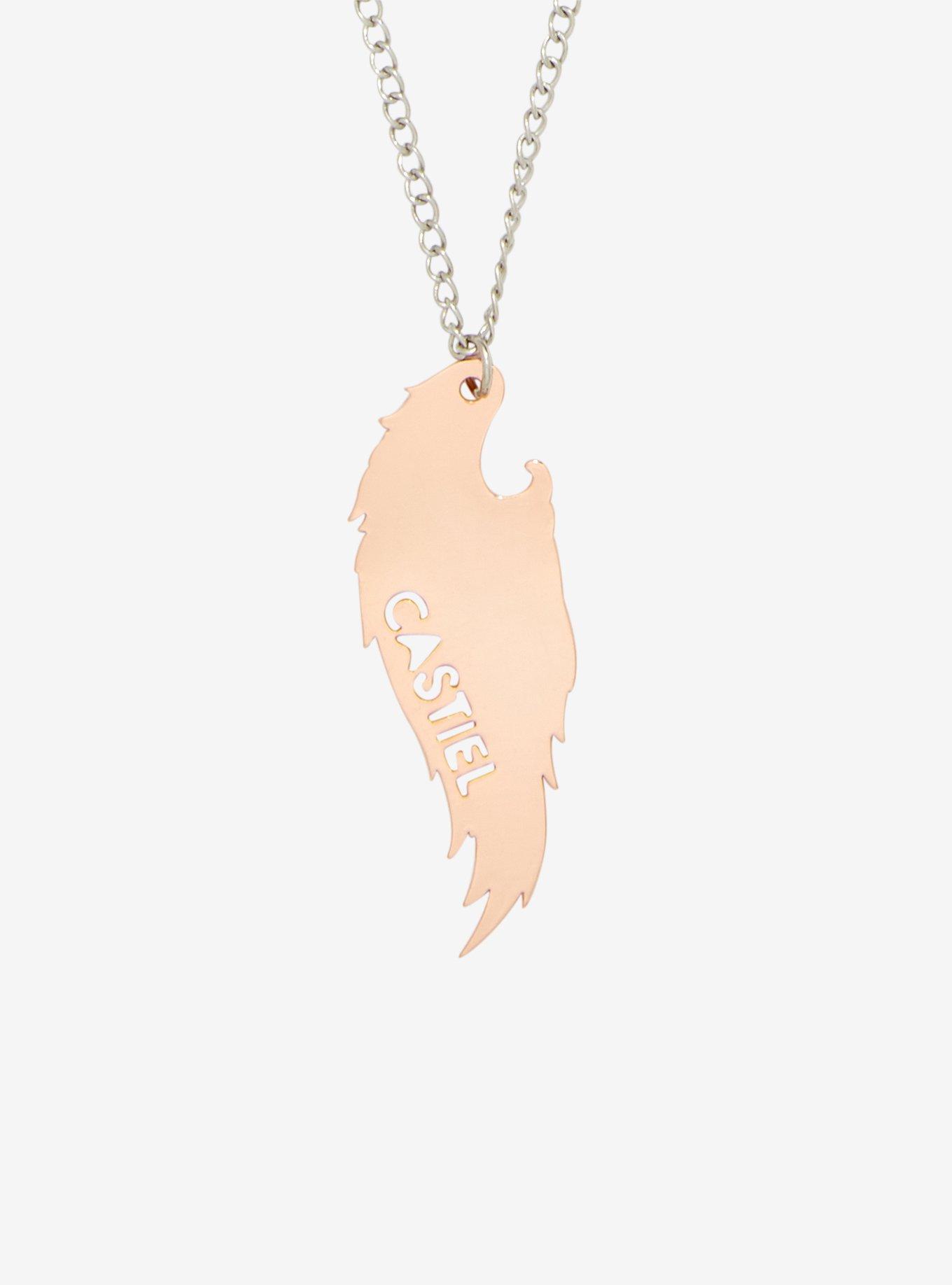 Supernatural Castiel Wing Necklace, , hi-res