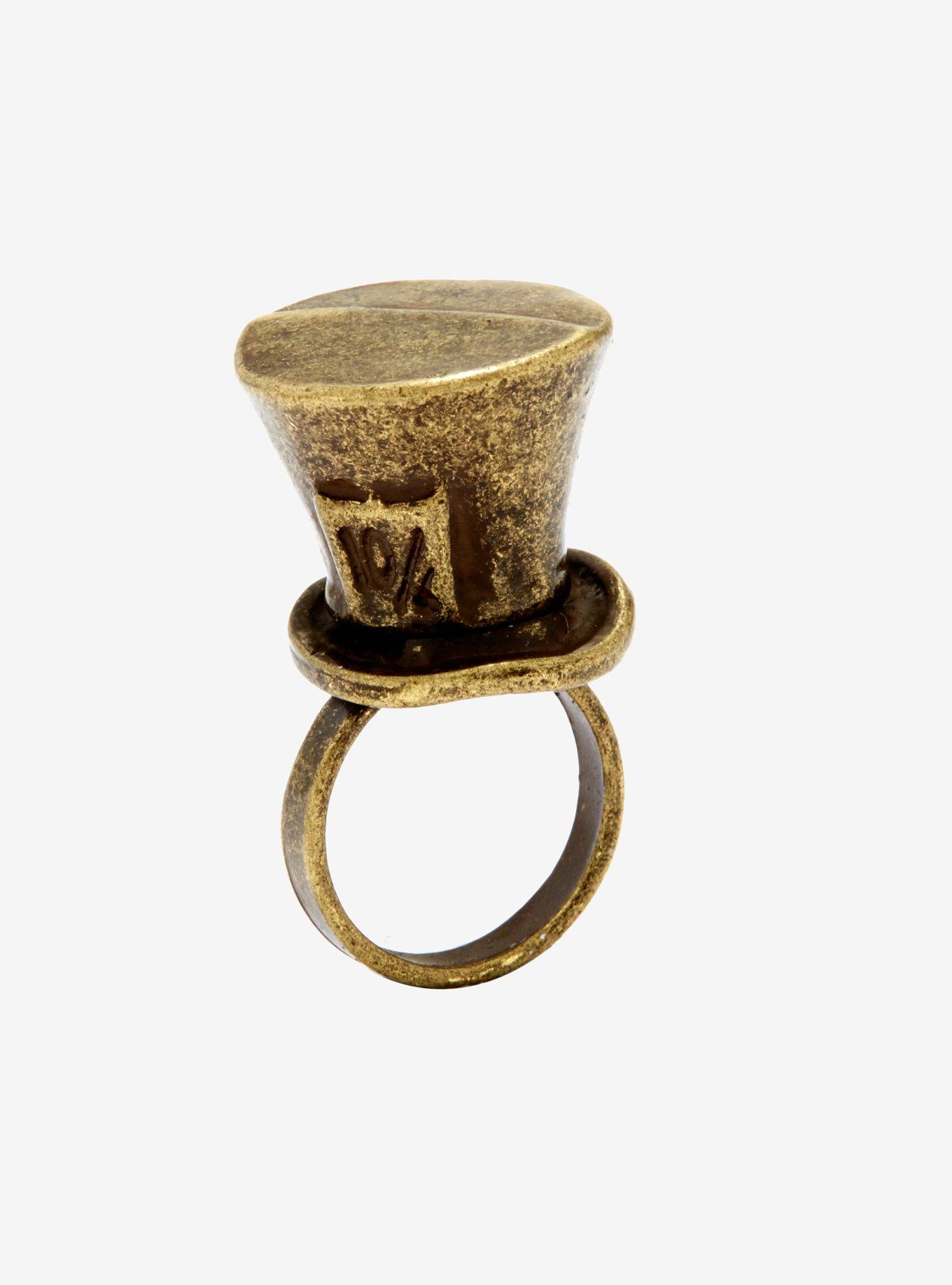 Alice In Wonderland Mad Hatter Hat Ring, , hi-res