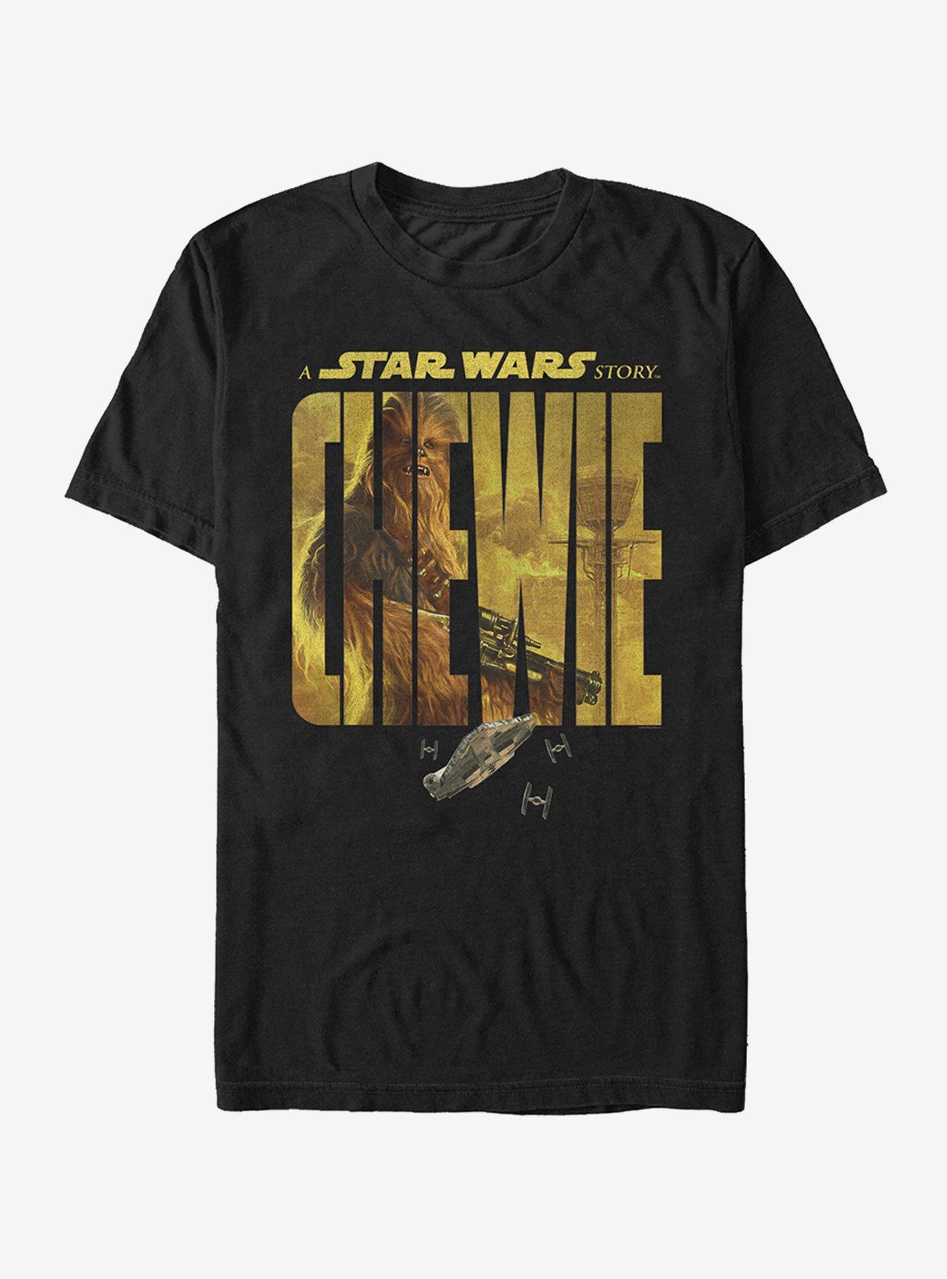 Star Wars Chewie Name Movie Poster T-Shirt, , hi-res