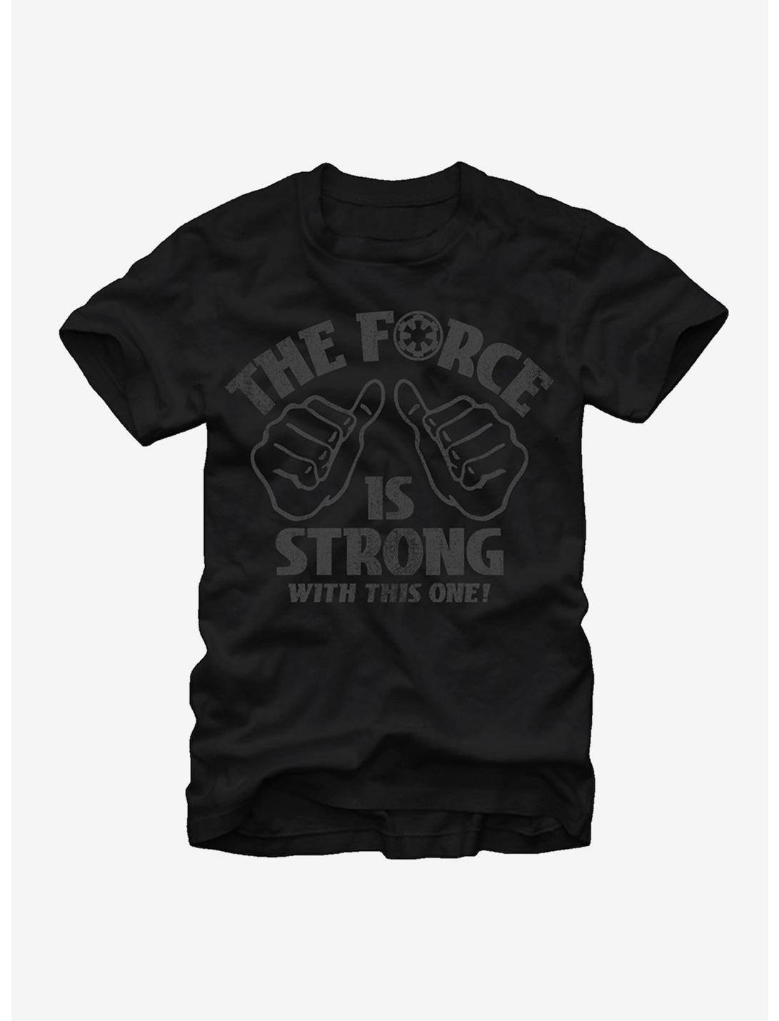 Star Wars The Force is Strong T-Shirt, BLACK, hi-res