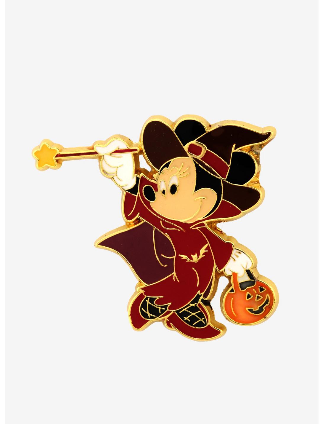 Loungefly Disney Minnie Mouse Witch Enamel Pin - BoxLunch Exclusive, , hi-res