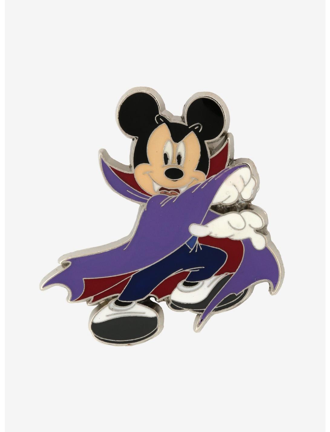 Loungefly Disney Mickey Mouse Vampire Glow-in-the-Dark Enamel Pin - BoxLunch Exclusive, , hi-res