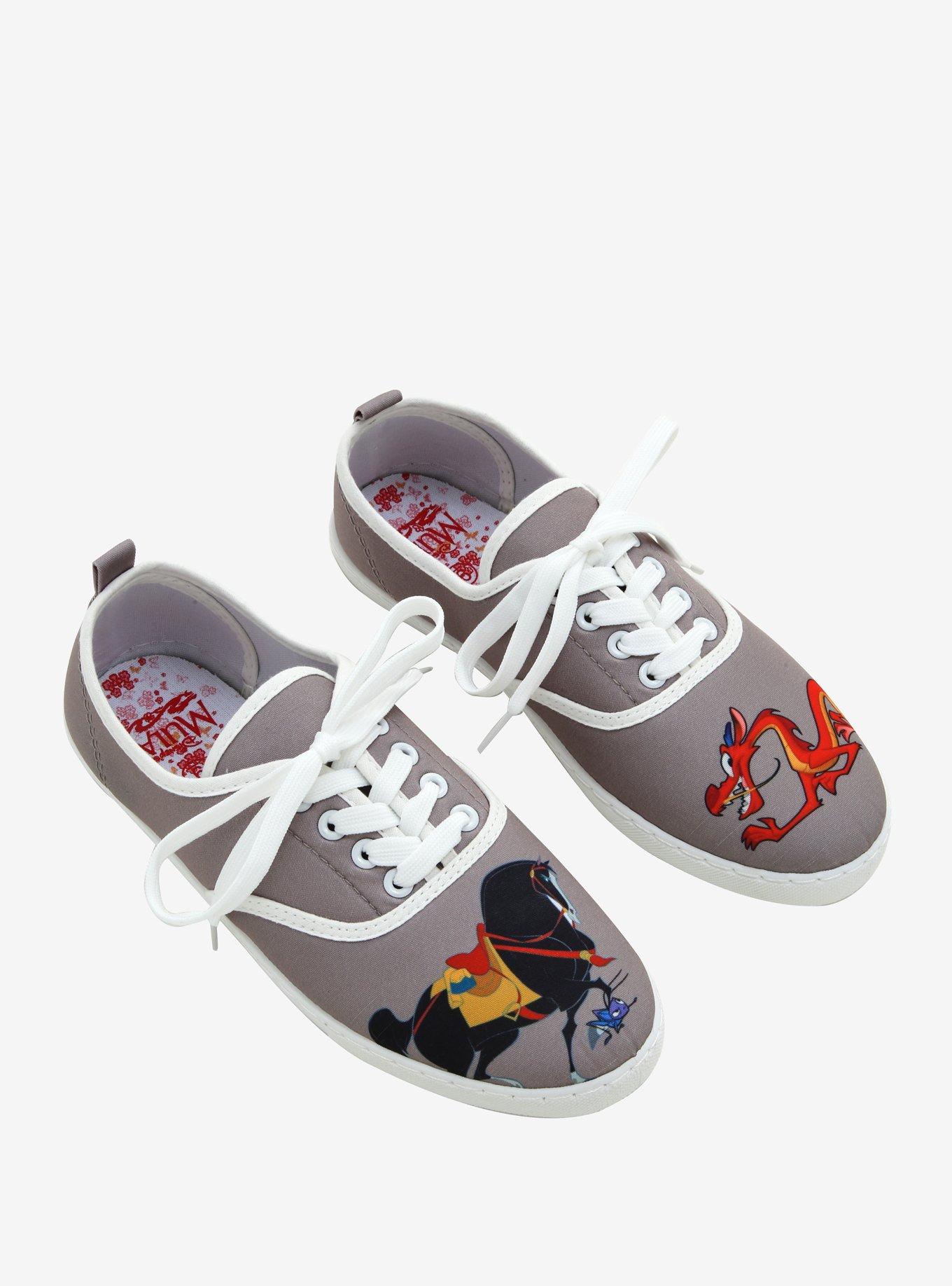 Disney Mulan Mushu Kahn & Cric-Kee Lace-Up Sneakers, MULTI, hi-res