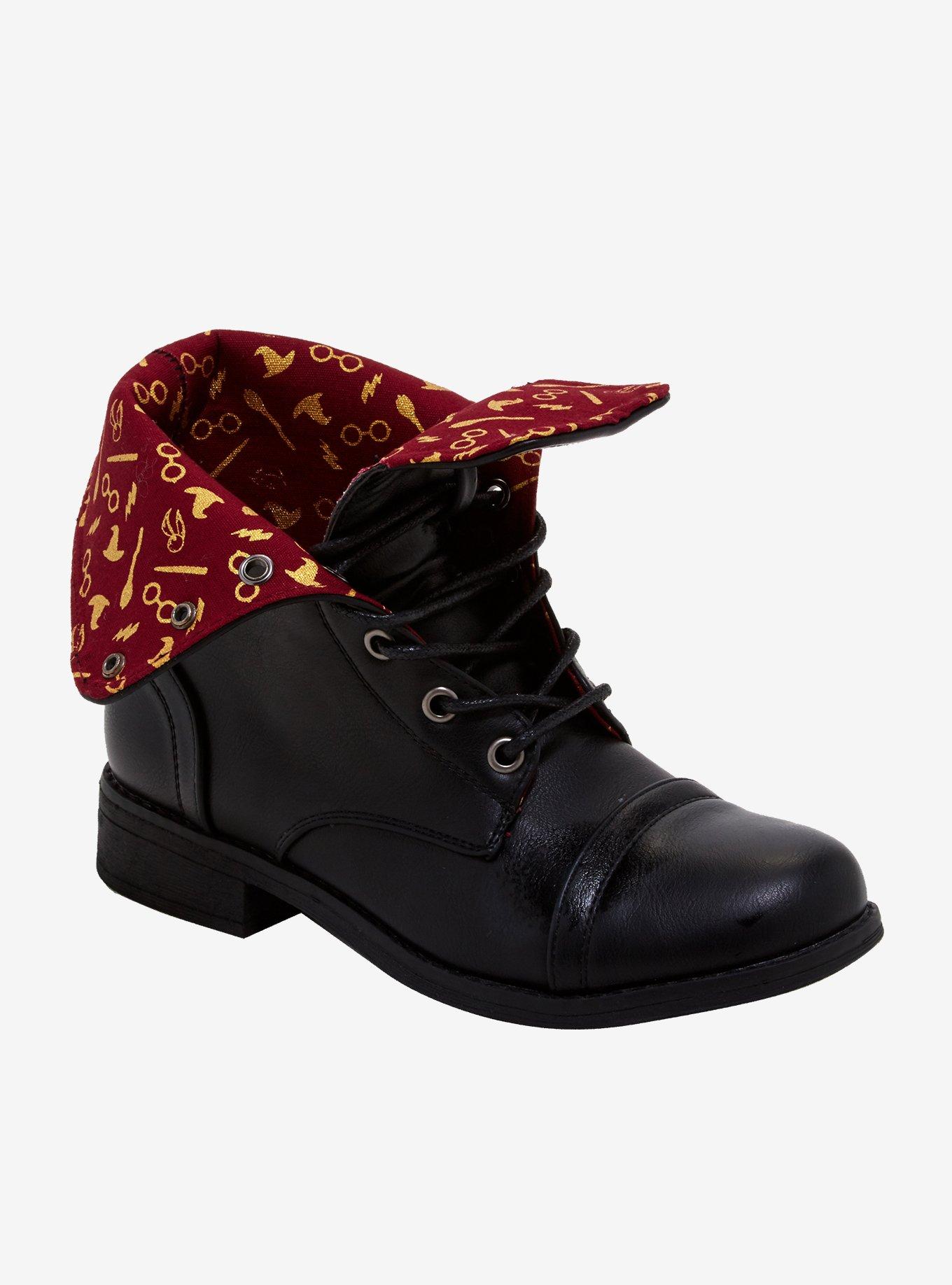 Fold over clearance combat boots