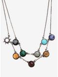 Solar System Precious Stone Necklace - BoxLunch Exclusive, , hi-res