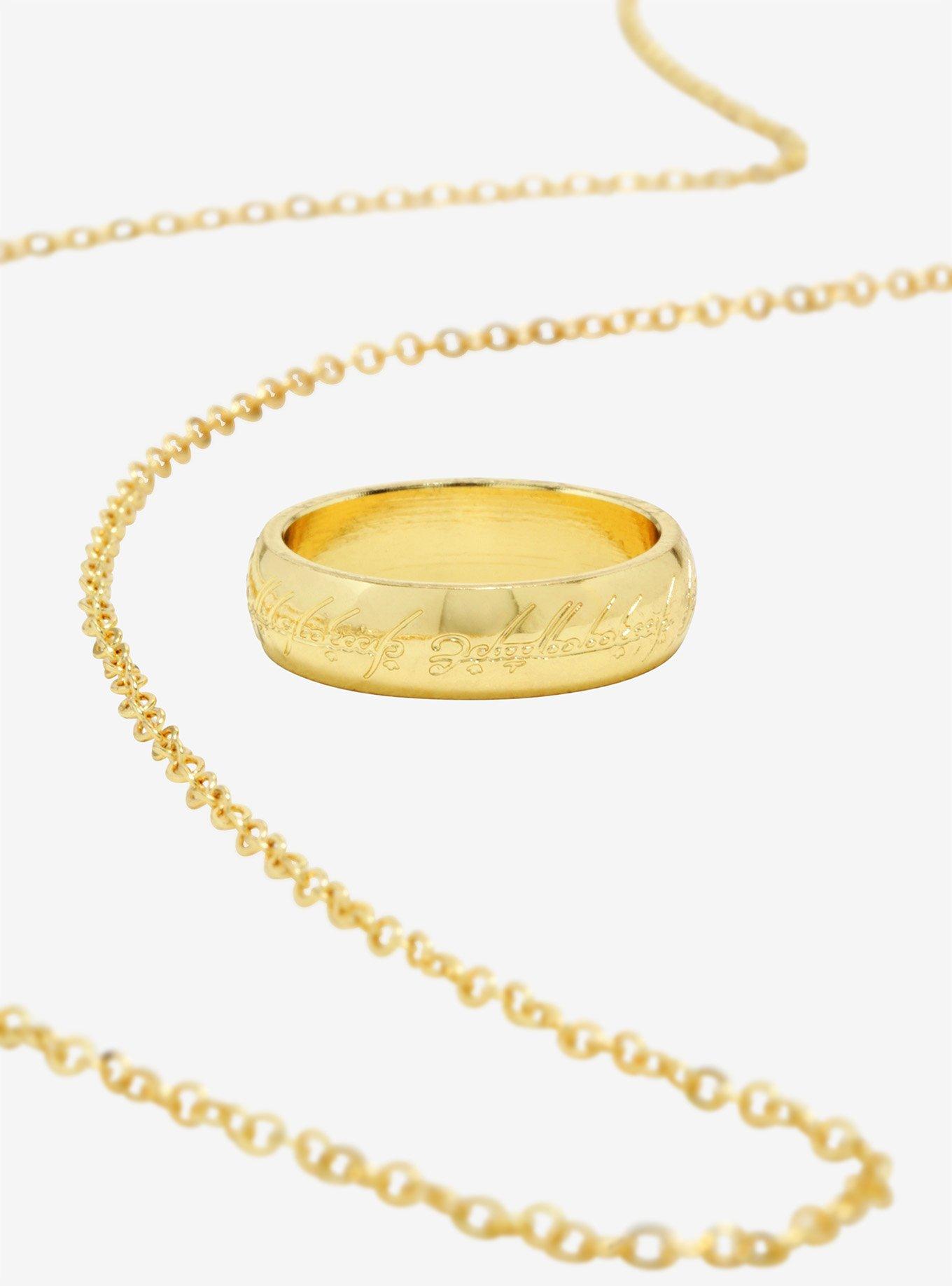 The Lord Of The Rings One Ring On Chain - BoxLunch Exclusive, , hi-res