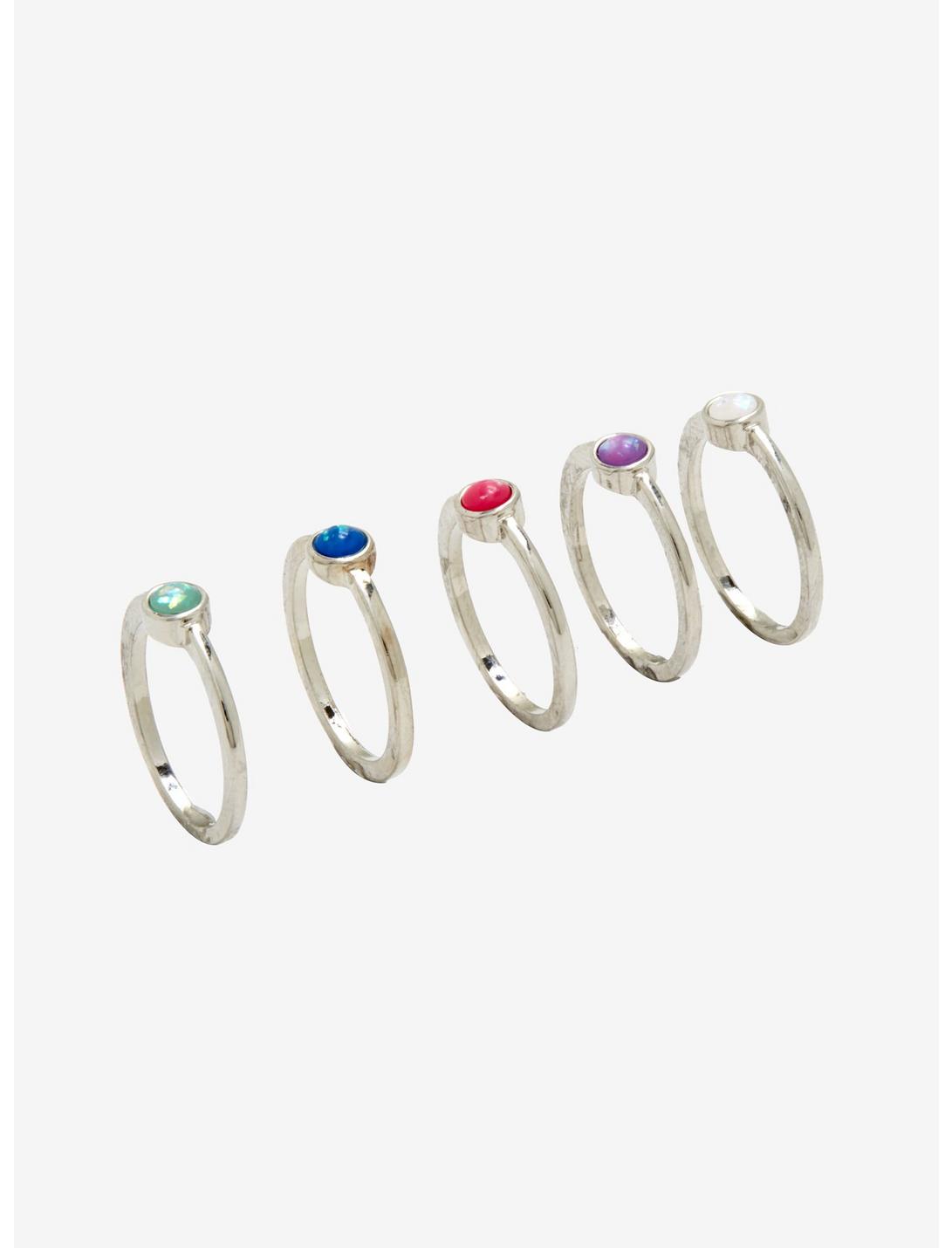 Opal Stackable Ring Set, , hi-res