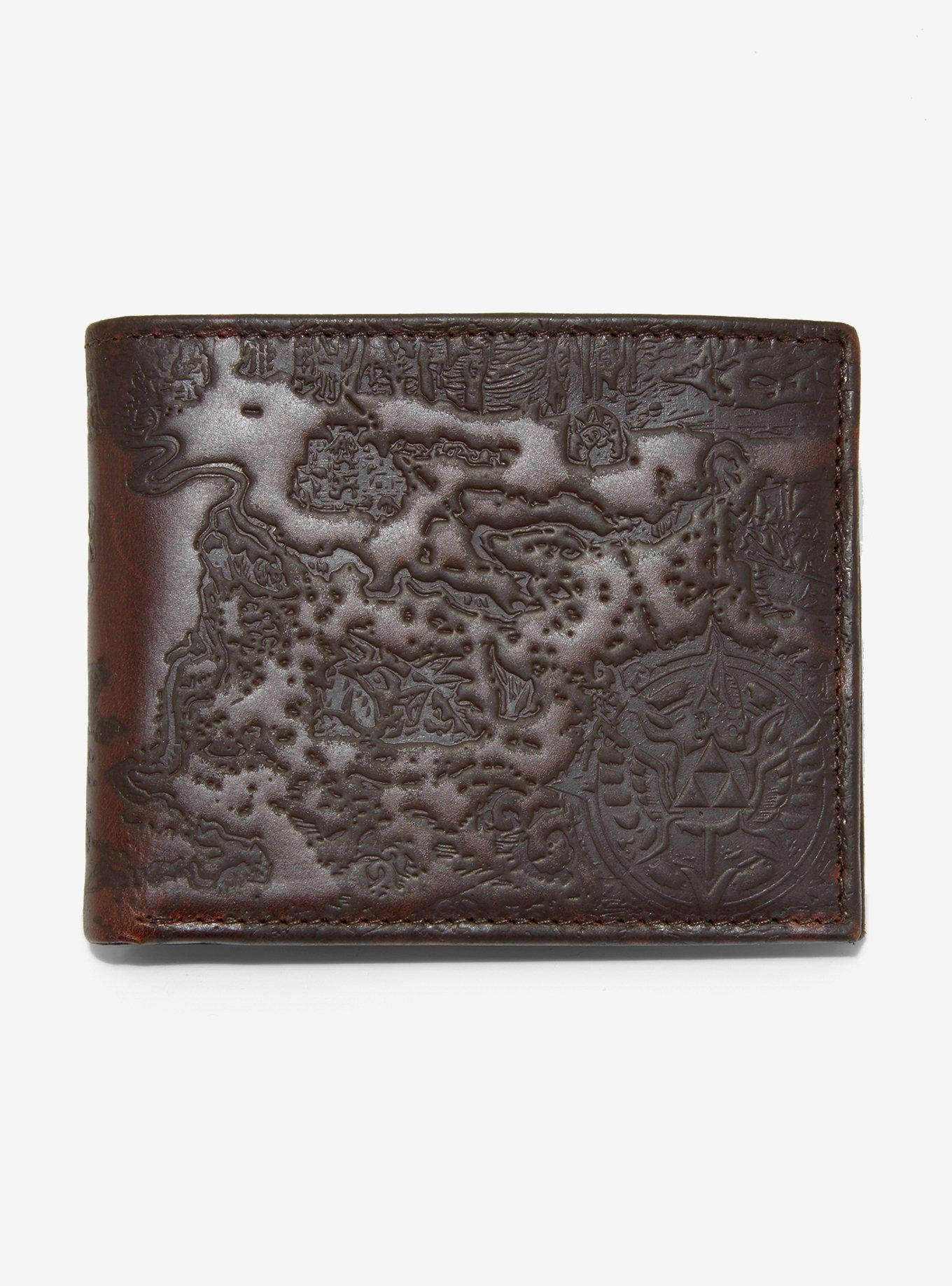 Nintendo The Legend Of Zelda Map Embossed Bi-Fold Wallet - BoxLunch Exclusive, , hi-res