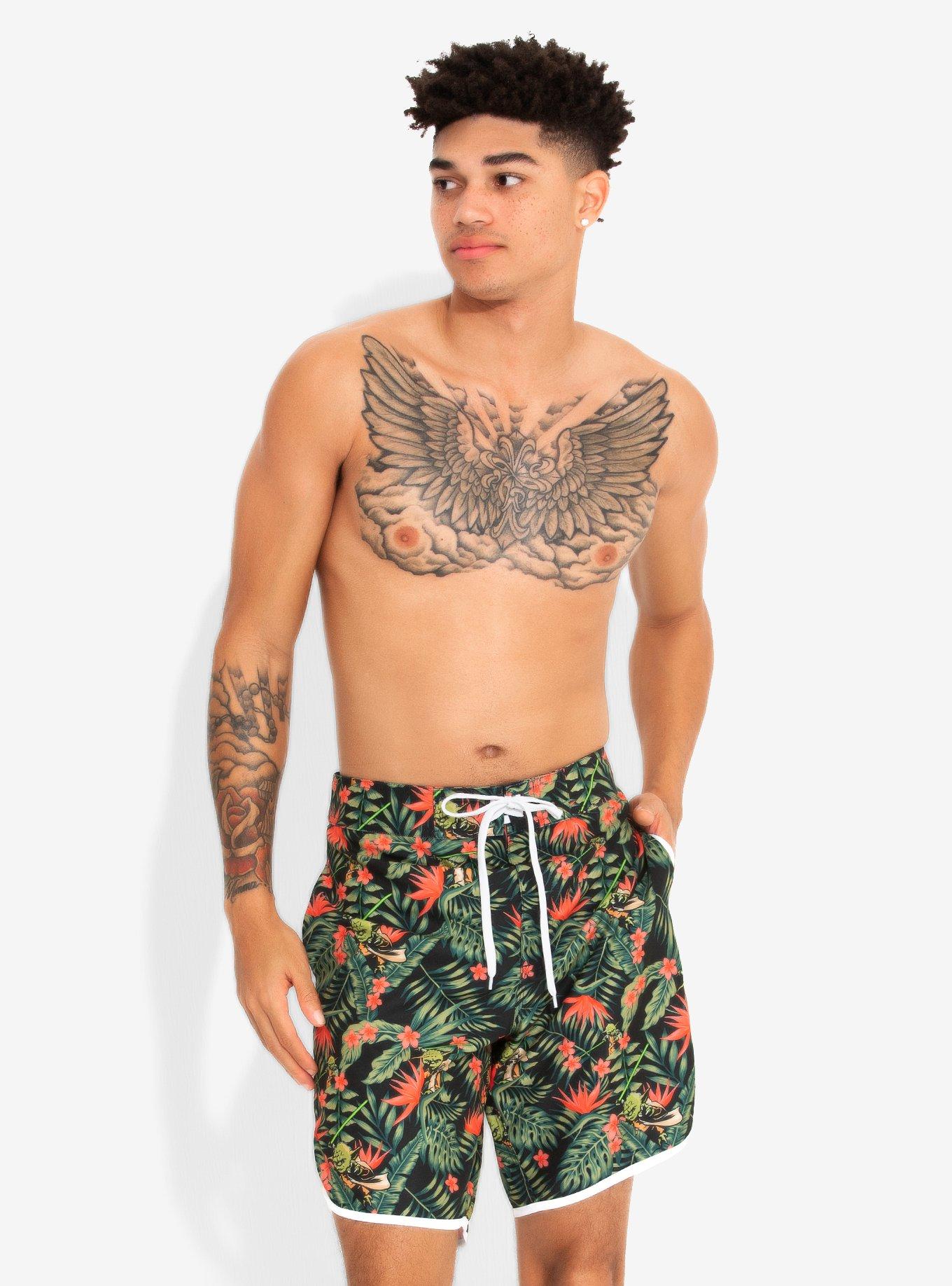 Star wars best sale swim trunks mens