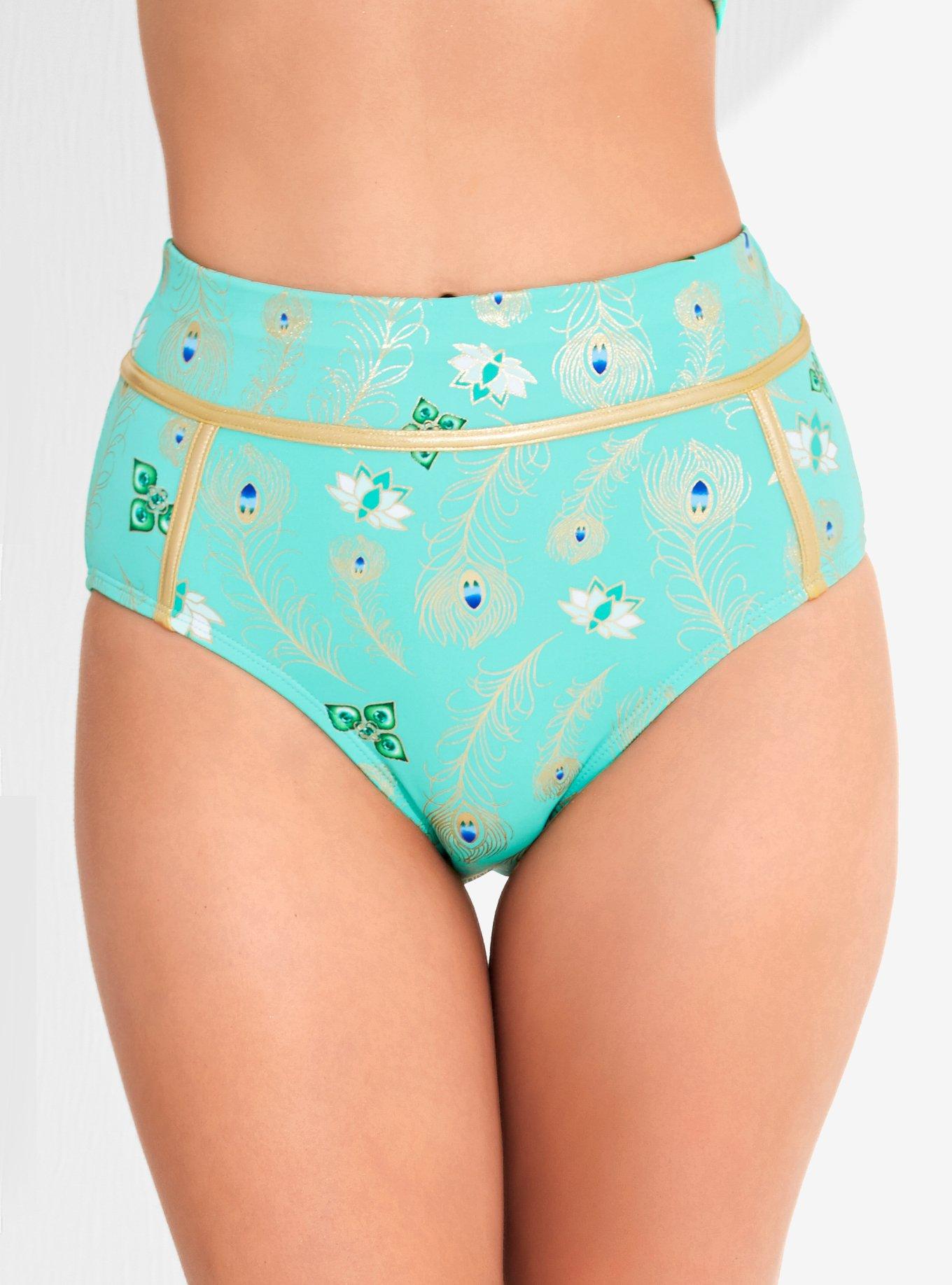 Disney Aladdin Jasmine Peacock Swim Bottoms