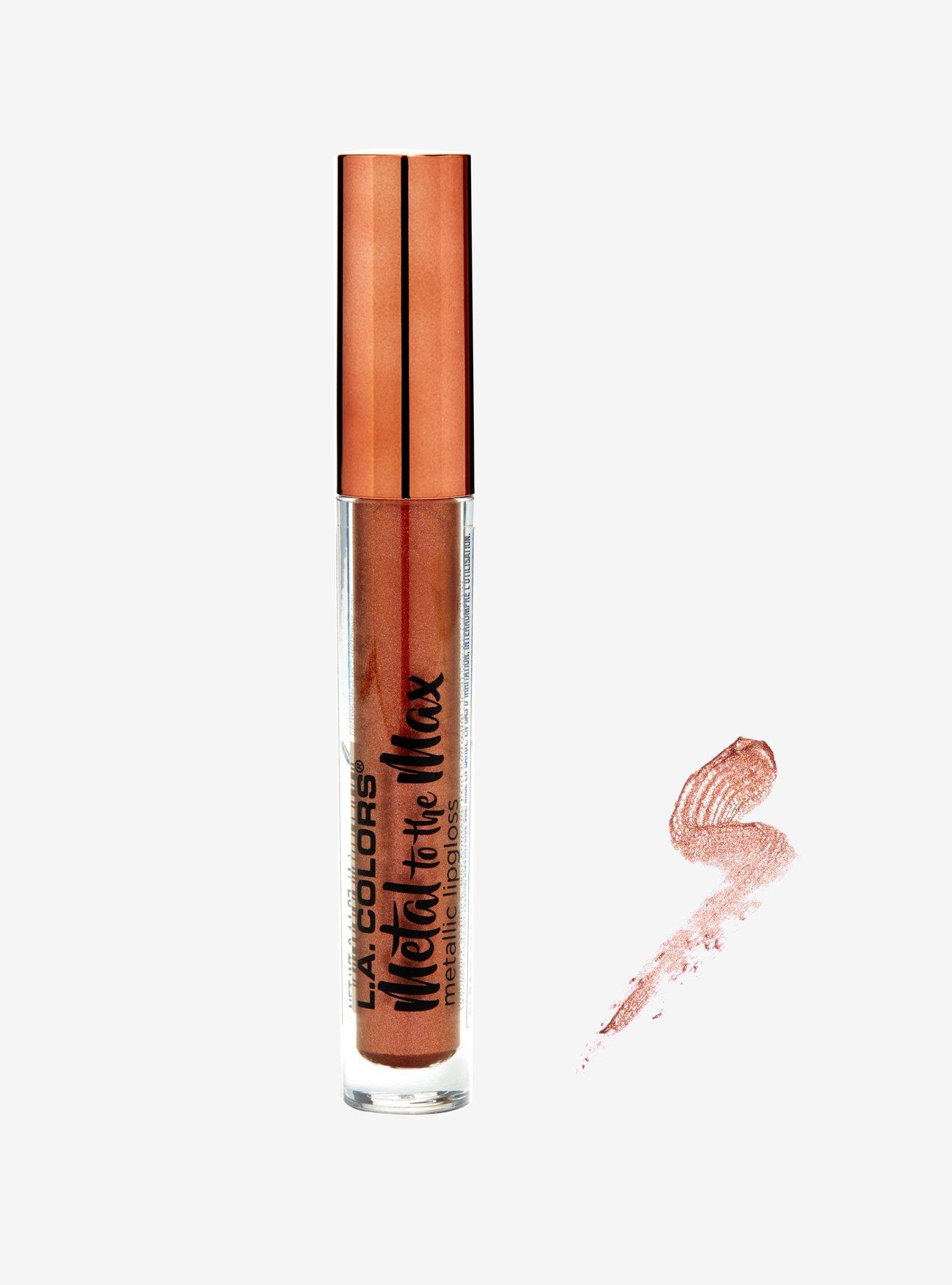 L.A. Colors Metal To The Max Glaze Metallic Lip Gloss, , hi-res