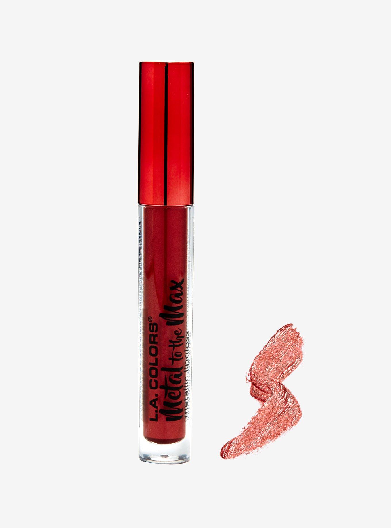 L.A. Colors Metal To The Max Brilliant Metallic Lip Gloss, , hi-res