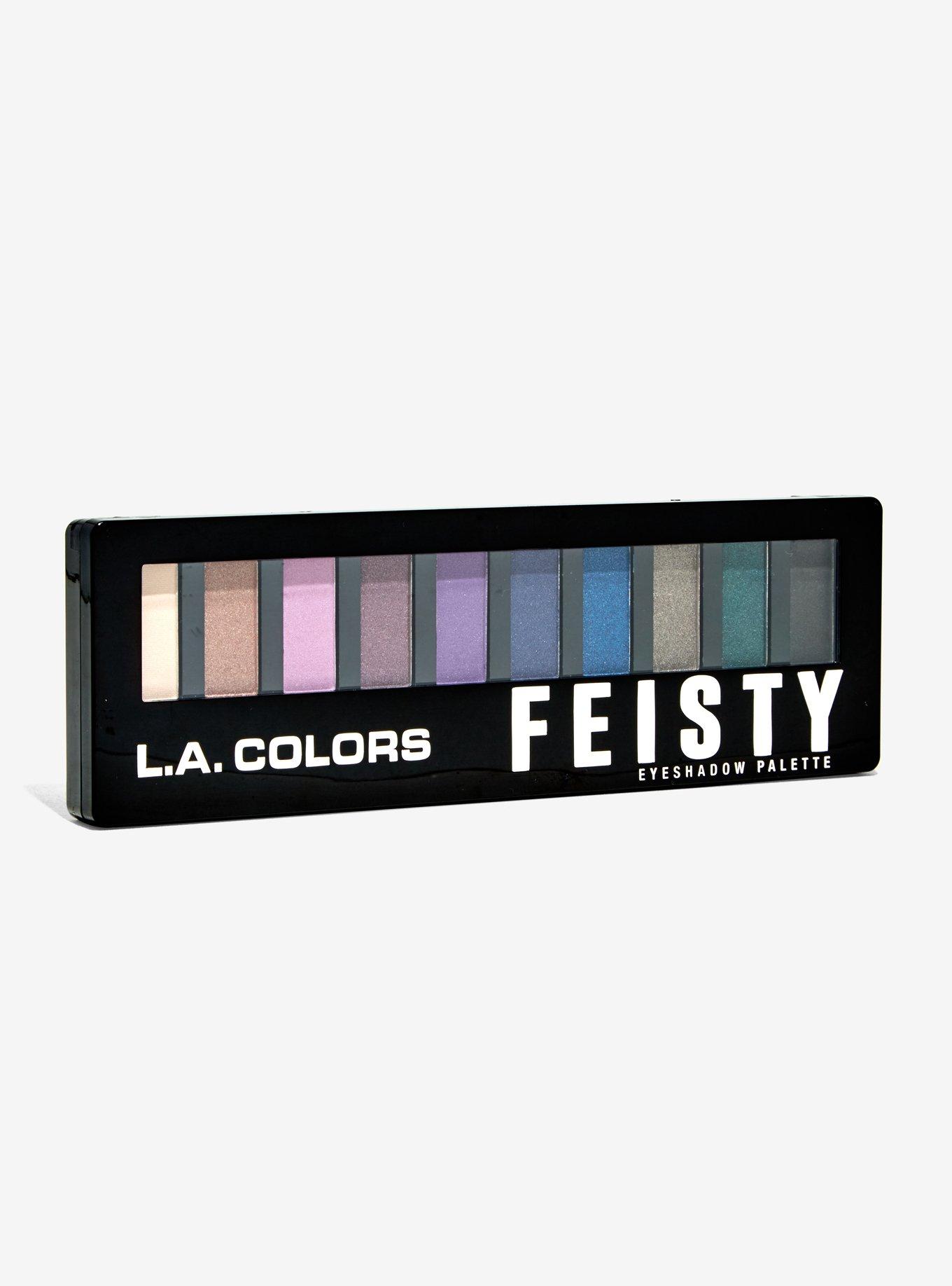 L.A. Colors Feisty Metallic Eye Shadow Palette, , hi-res