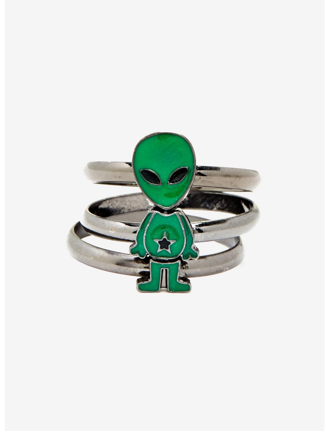 Alien Stackable Ring Set, , hi-res