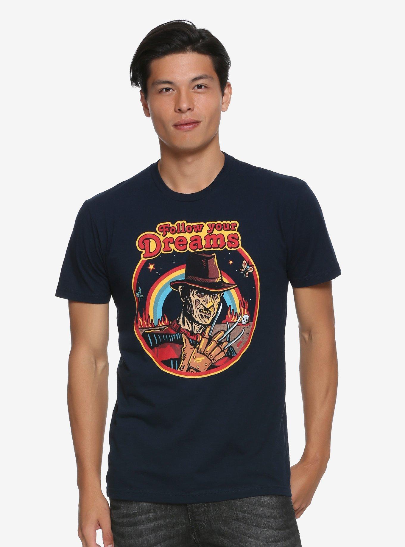 A Nightmare On Elm Street Dreams T-Shirt - BoxLunch Exclusive, BLUE, hi-res