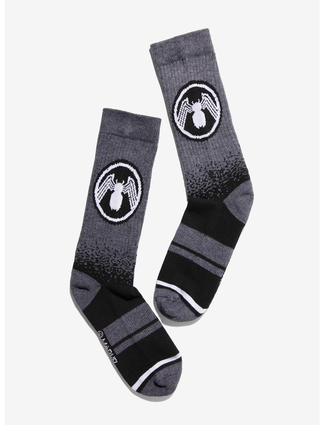 Marvel Venom Logo Striped Socks, , hi-res