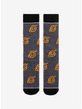 Naruto Allover Print Crew Socks, , hi-res