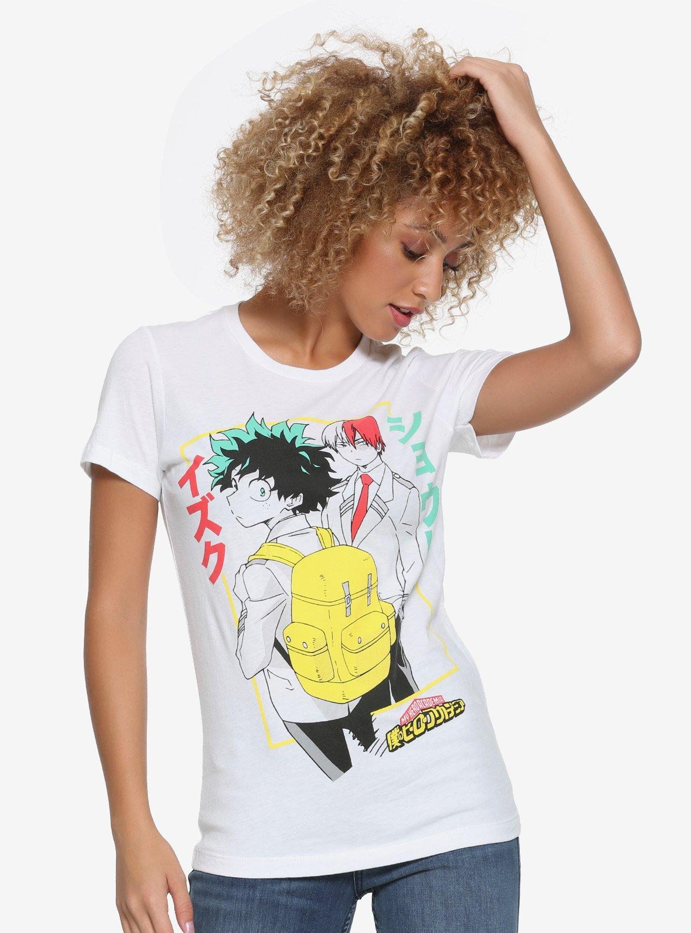 My Hero Academia Todoroki & Deku Girls T-Shirt, MULTICOLOR, hi-res