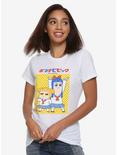 Pop Team Epic Baseball Bat Girls T-Shirt, MULTICOLOR, hi-res