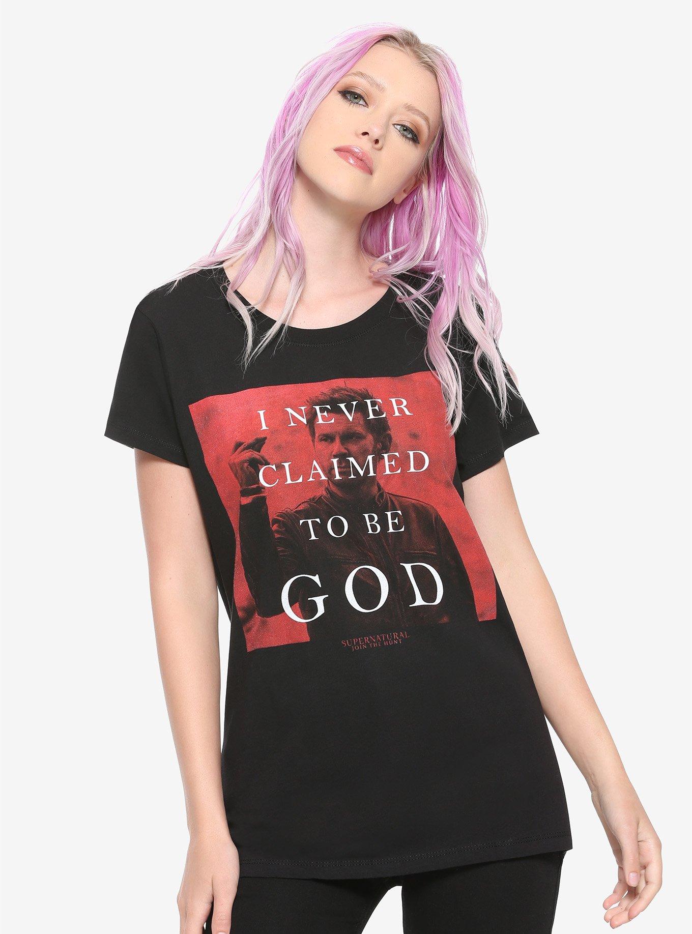 Supernatural Lucifer Girls T-Shirt, RED, hi-res