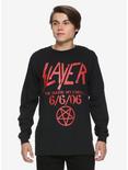 Slayer 6/6/06 Pentagram Long-Sleeve T-Shirt, BLACK, hi-res