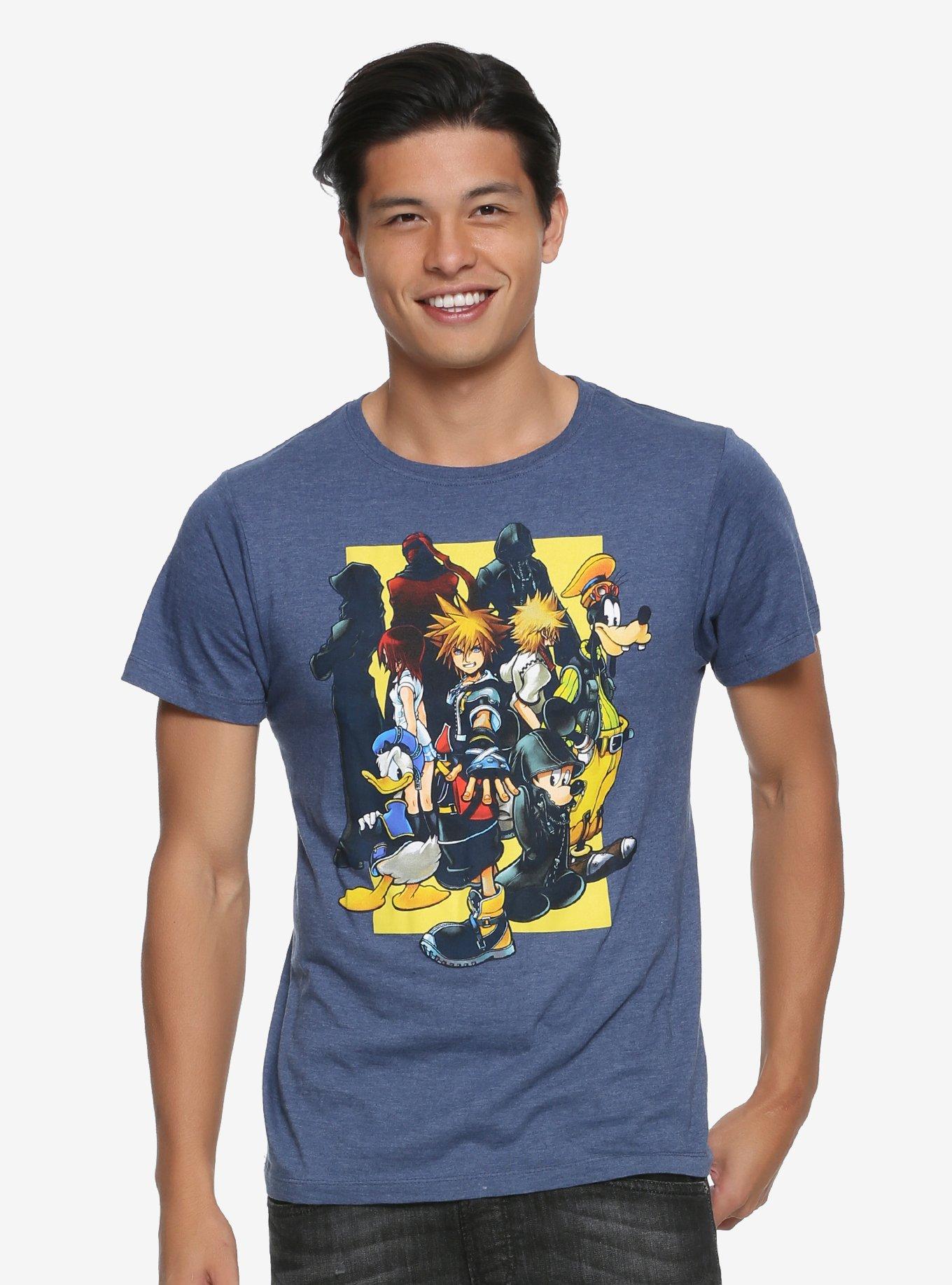 Disney Kingdom Hearts Light Vs. Dark T-Shirt, BLUE, hi-res