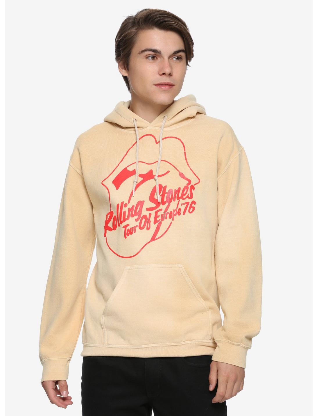 The Rolling Stones Tour Of Europe 76 Hoodie, YELLOW, hi-res