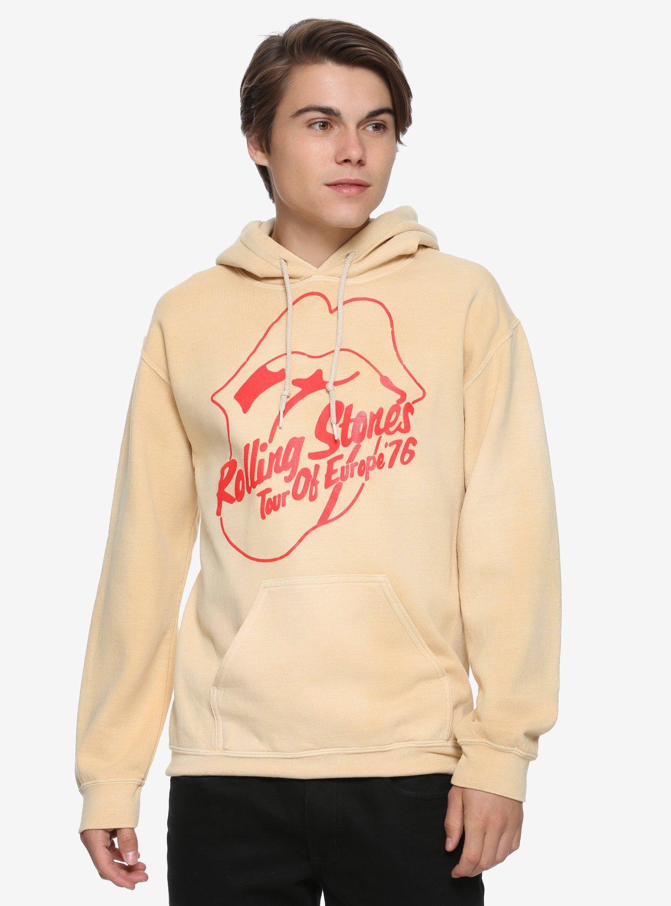The Rolling Stones Tour Of Europe 76 Hoodie, YELLOW, hi-res