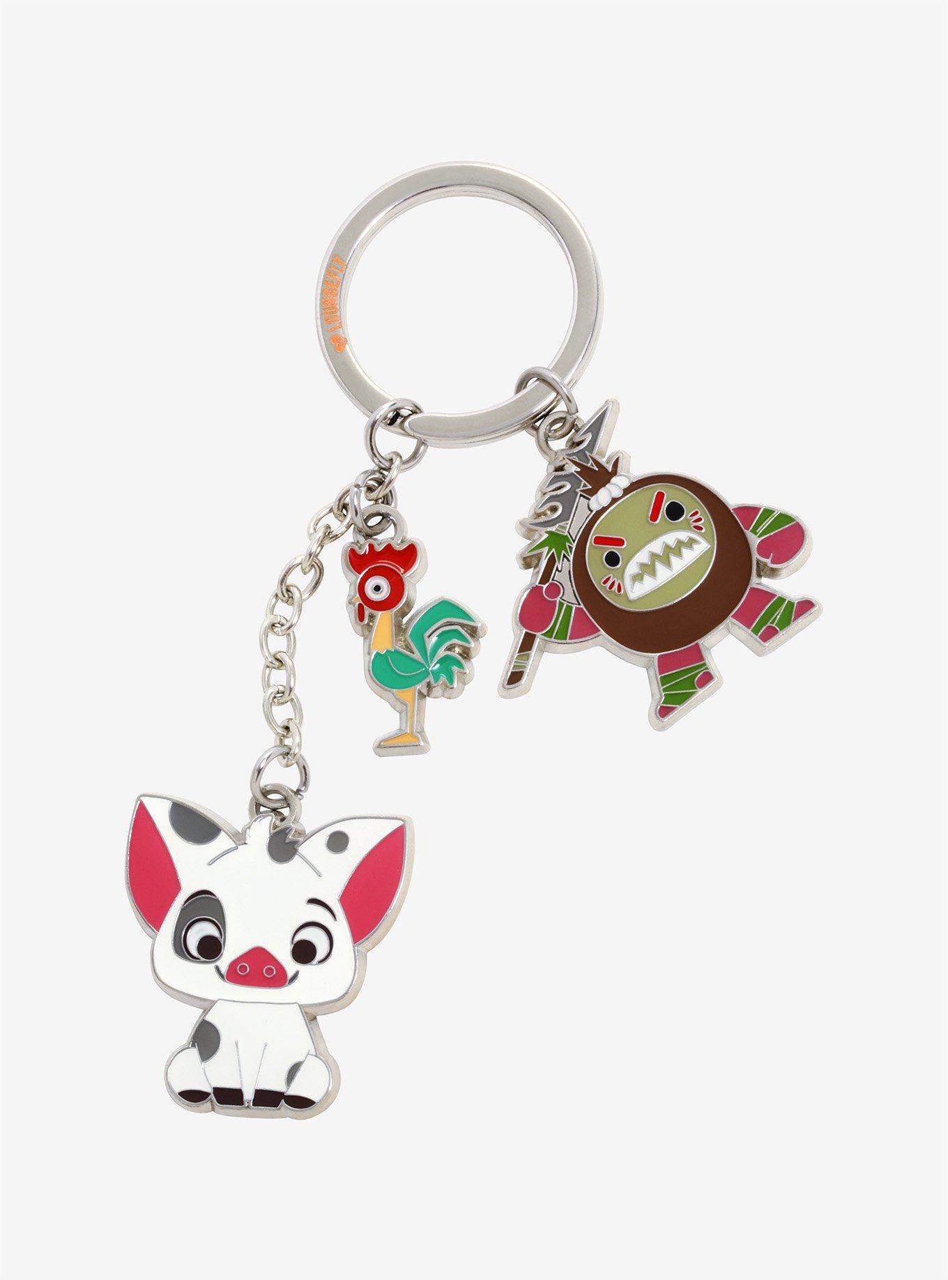 Loungefly Disney Moana Pua & Friends Key Chain - BoxLunch Exclusive, , hi-res