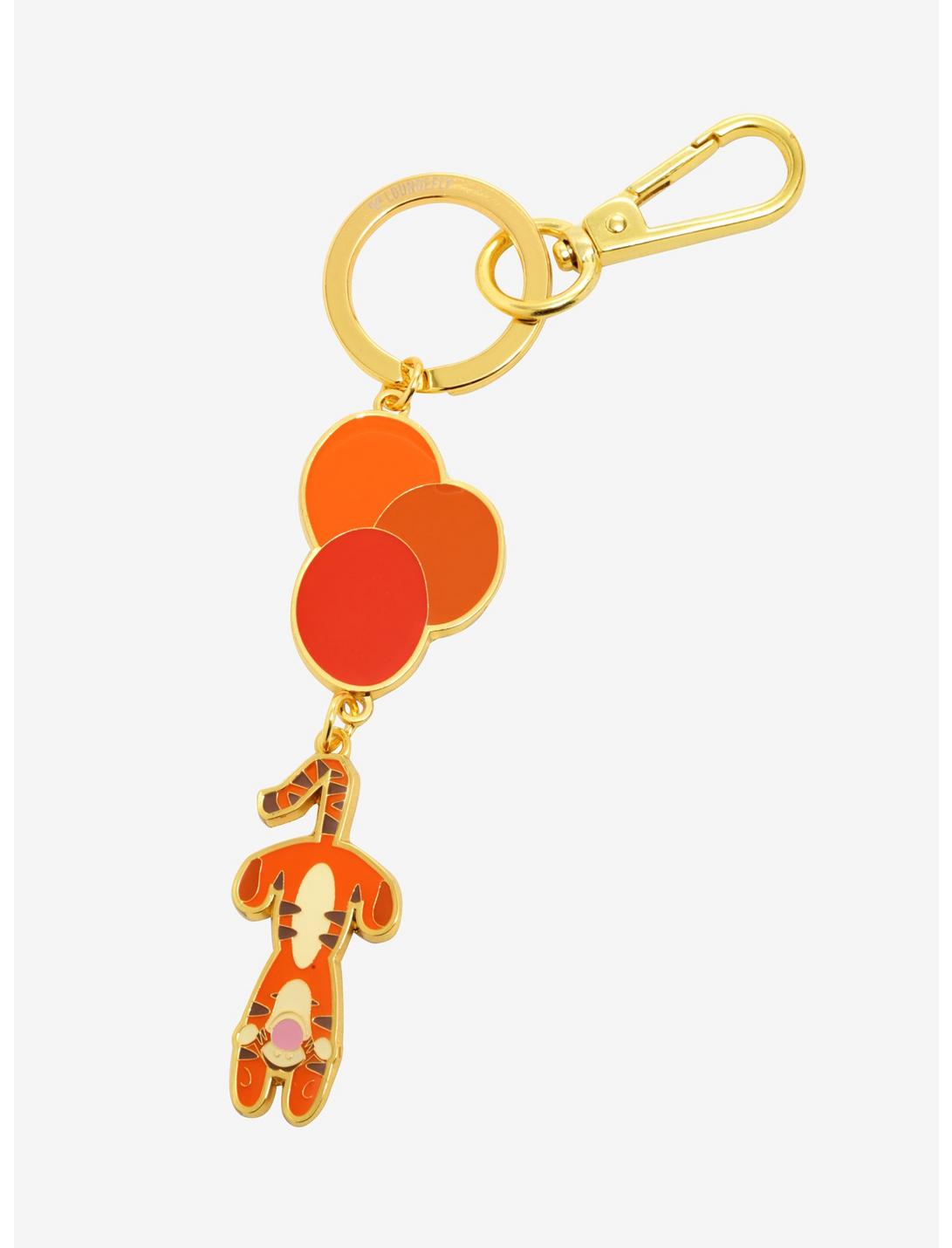 Loungefly Disney Winnie The Pooh Tigger Balloon Enamel Key Chain - BoxLunch Exclusive, , hi-res
