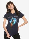 The Dragon Prince Group Pose Girls T-Shirt Hot Topic Exclusive, TIE DYE, hi-res