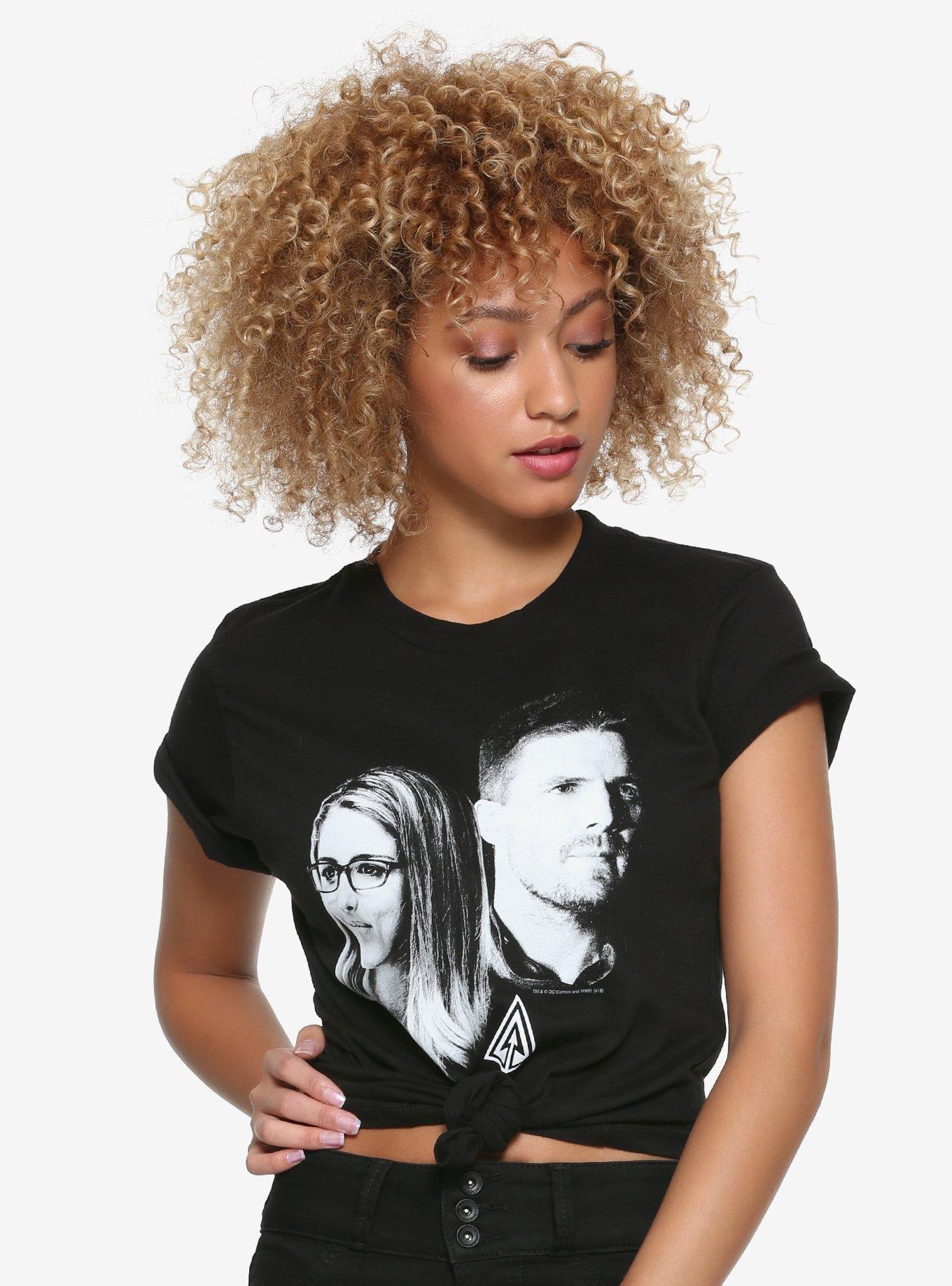 DC Comics Arrow Olicity Girls T-Shirt, MULTI, hi-res