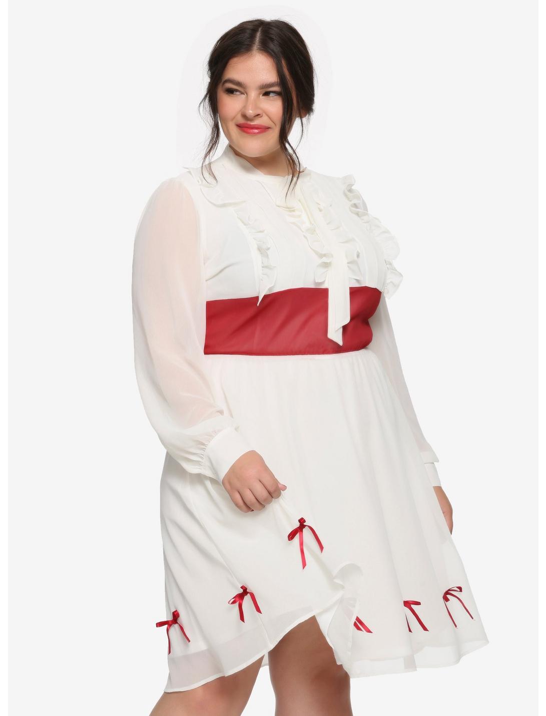 Her Universe Disney Mary Poppins Classic Chiffon Dress Plus Size, WHITE, hi-res