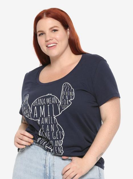 plus size stitch shirt