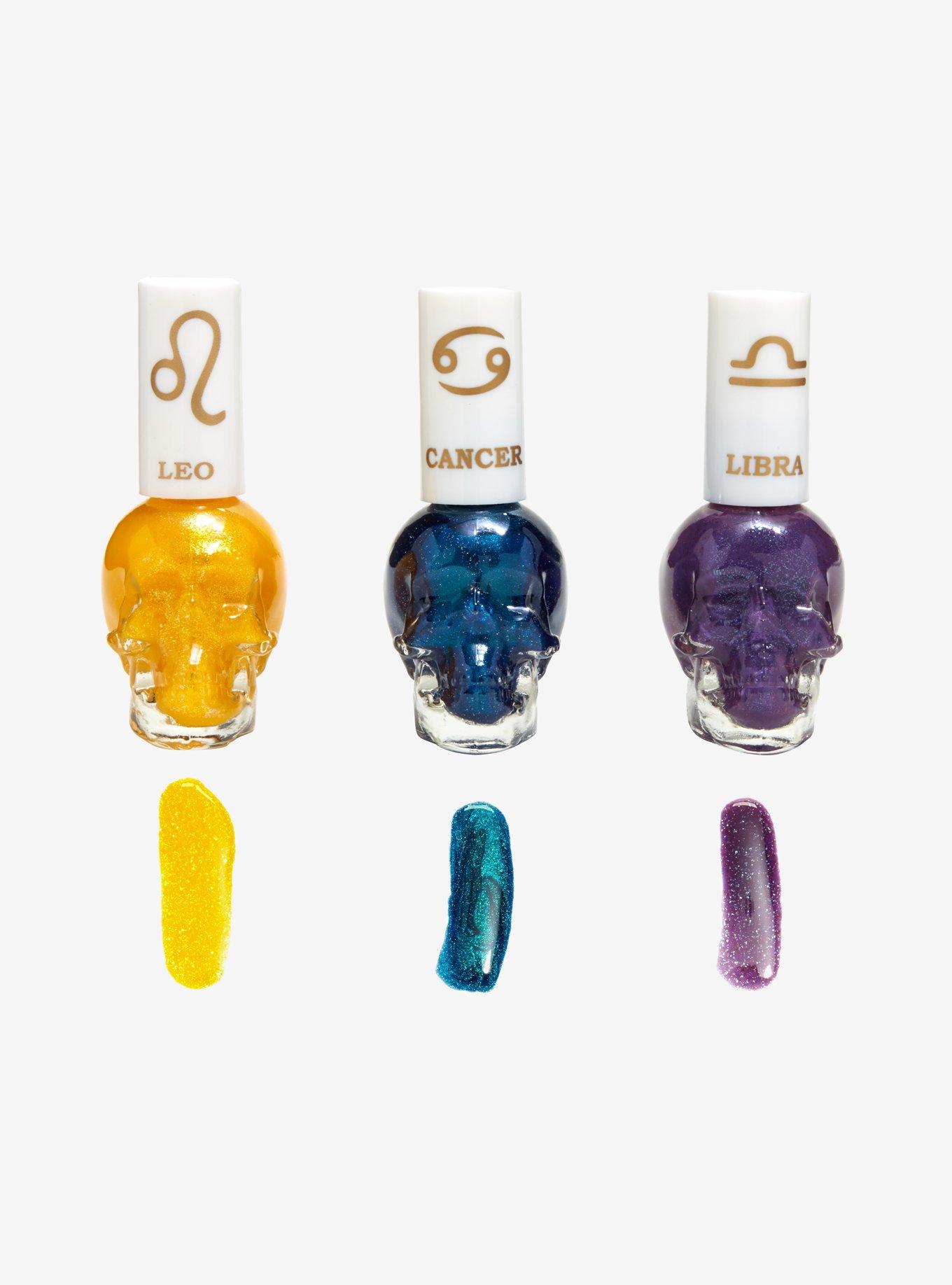 Blackheart Beauty Zodiac Leo Cancer Libra Nail Polish Set, , hi-res