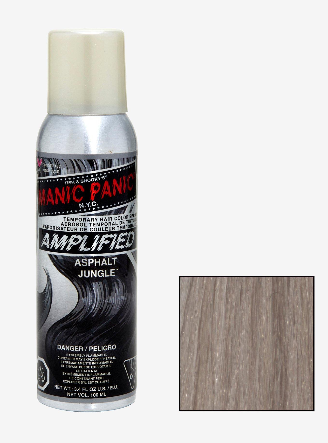 Manic Panic Amplified Color Spray Asphalt Jungle Temporary Hair Color, , hi-res