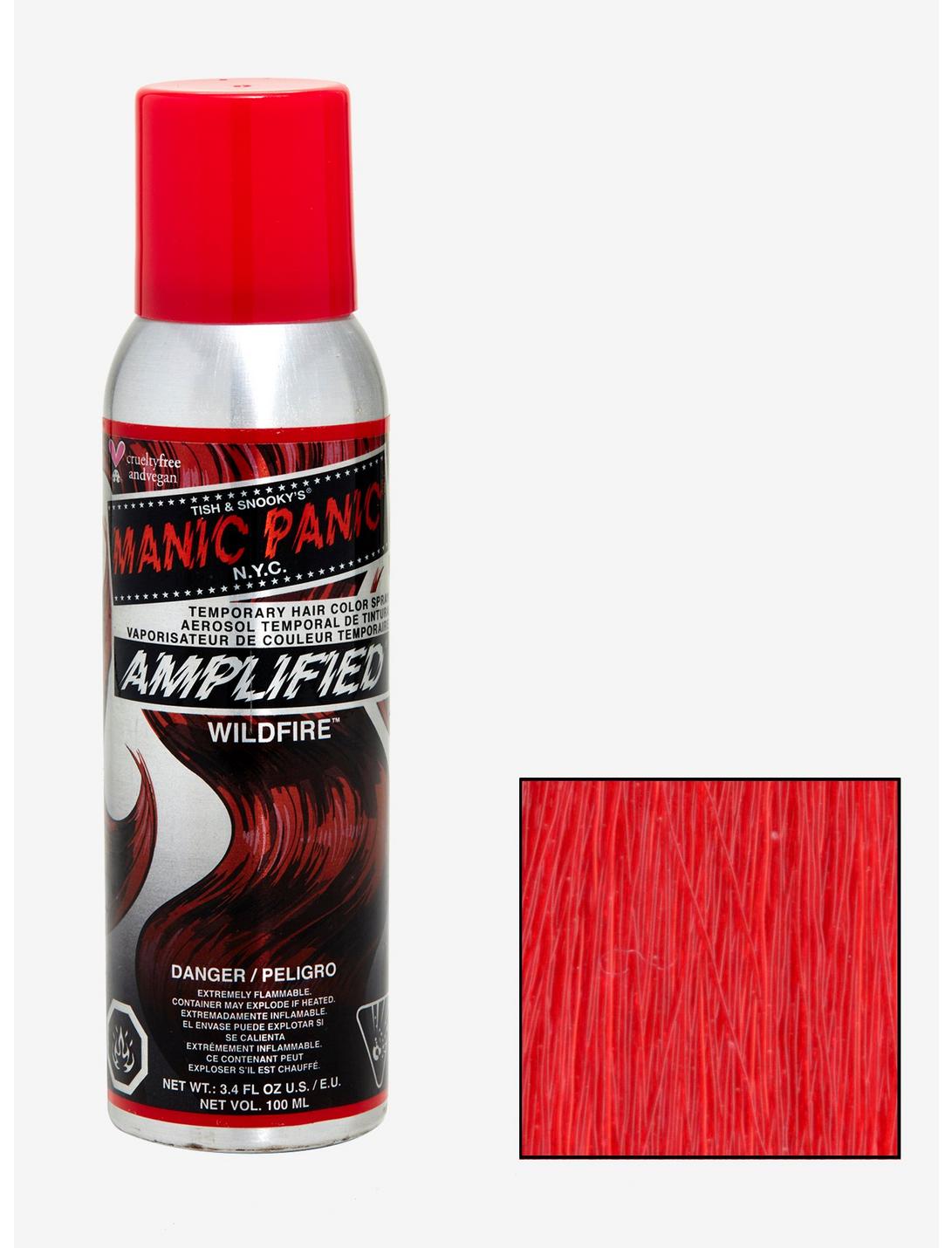 Manic Panic Amplified Color Spray Wildfire Temporary Hair Color, , hi-res