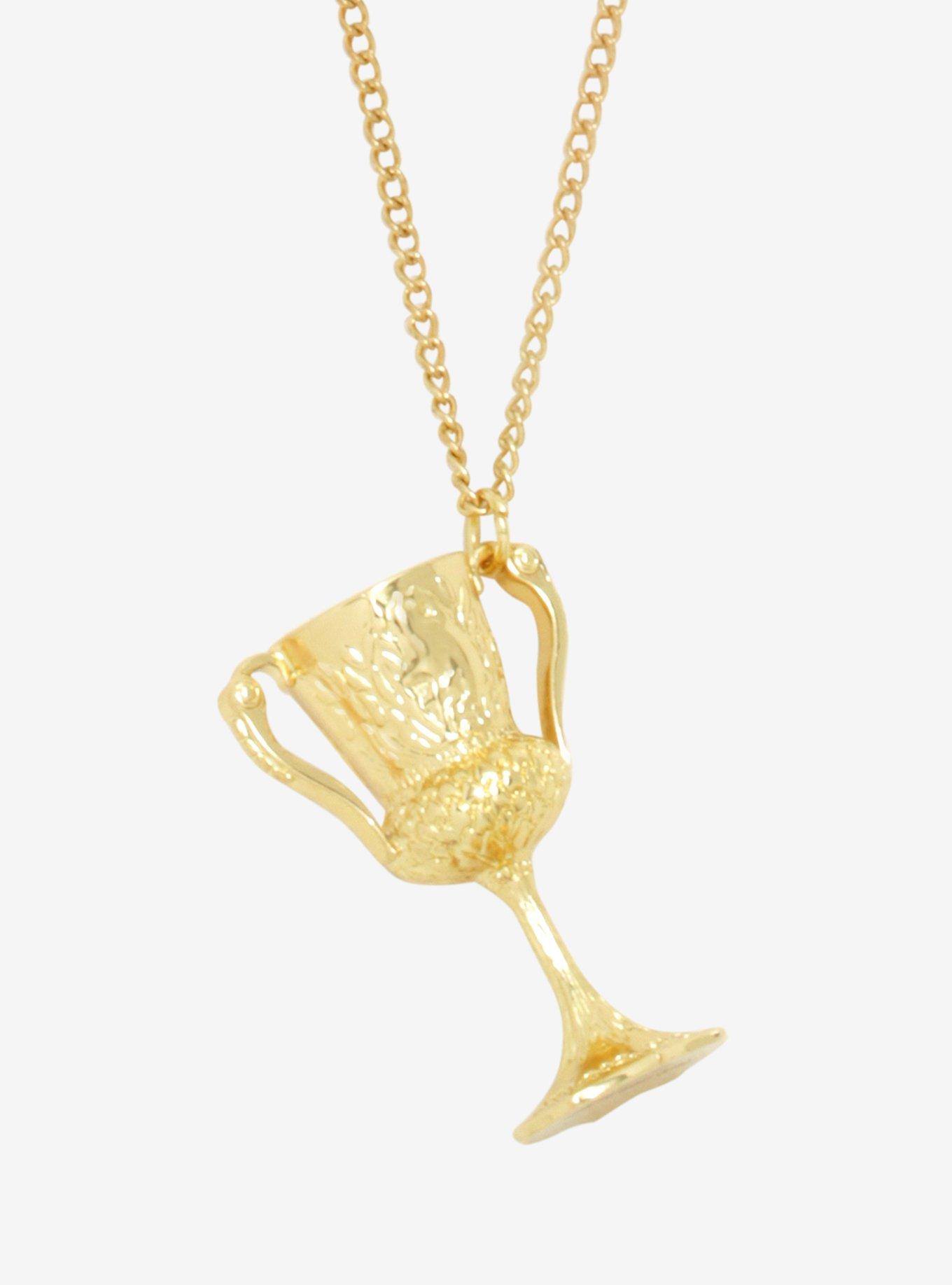 Harry Potter Hufflepuff's Cup Replica Necklace, , hi-res