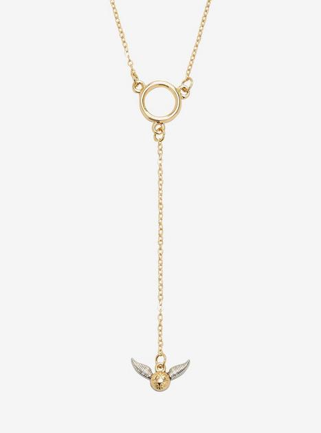 Harry Potter Quidditch Snitch Lariat Necklace | Hot Topic