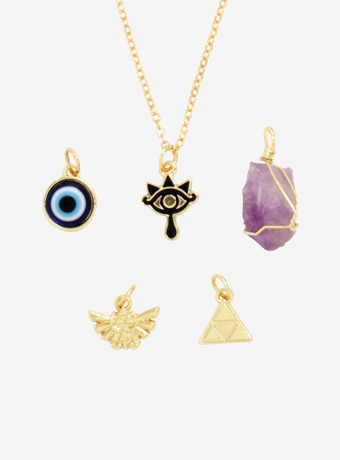 The Legend Of Zelda Multi Charm Necklace Set, , hi-res