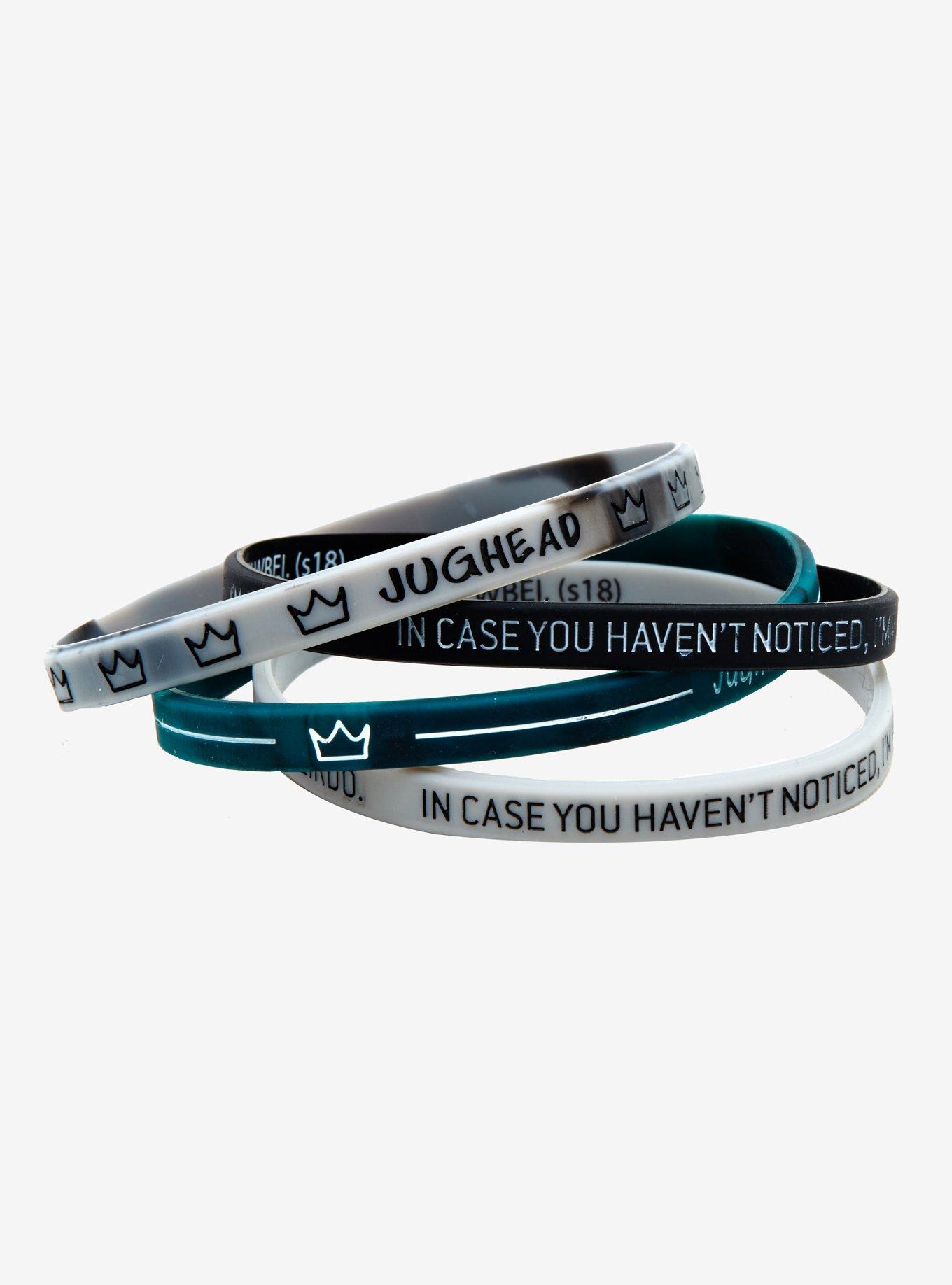 Riverdale Jughead Rubber Bracelet Set Hot Topic Exclusive, , hi-res