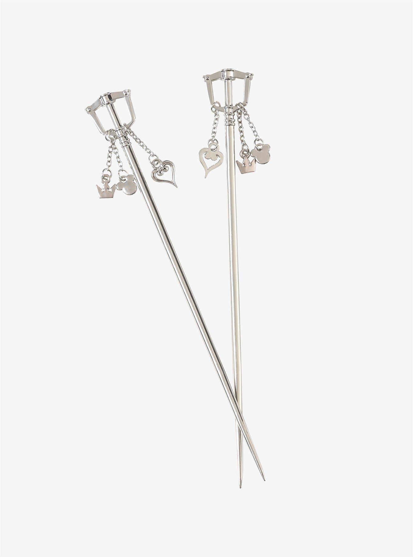 Disney Kingdom Hearts Key Hair Sticks, , hi-res